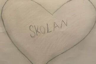 Teckning av Elev i Åre skola