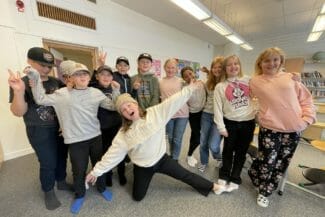Elever i klassrum Åre