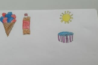 Teckning av elev workshop Orust