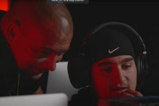 Alex Jassim och deltagar Urban music camp