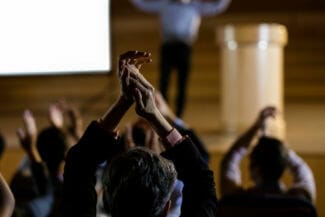 Applåderande publik