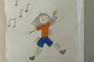 Teckning av elev Vallentuna