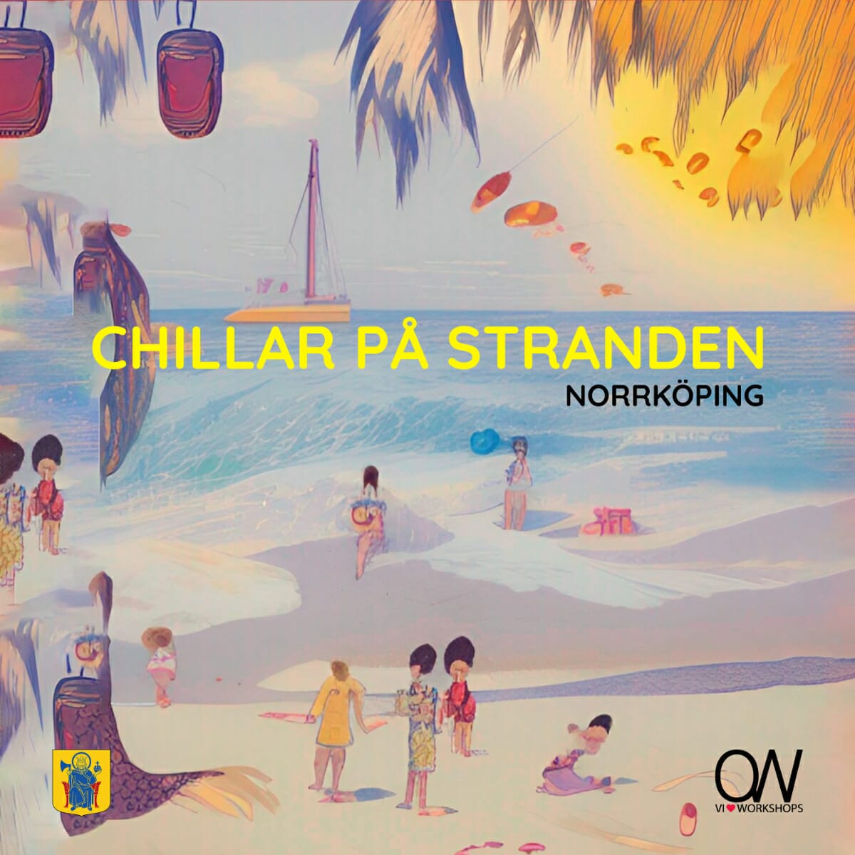 Norrköping "Chillar på stranden"