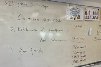 White board tavla i Vallentuna