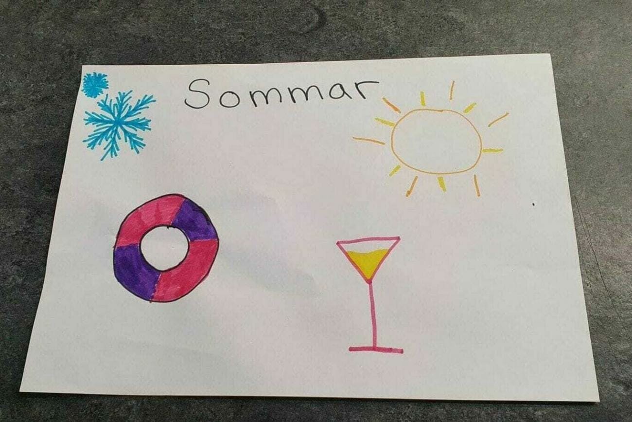 Sommar teckning