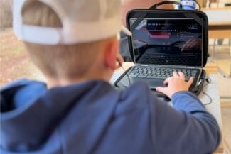 Soundtrap elev som arbetar