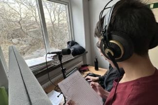 Elev i Sotenäs spelar in