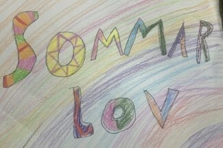 Teckning av sommarlov