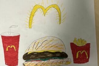 Teckning av mcdonalds