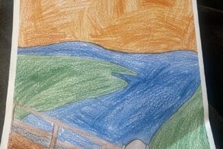 En bild av skriet från elev i hylte