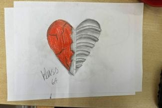 Teckning av ett hjärta