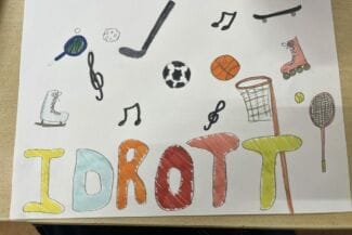 Teckning av idrott