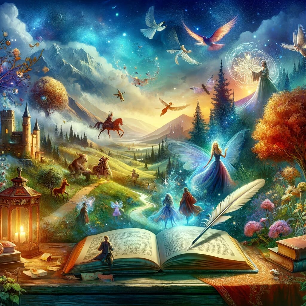 Bild av sagoberättelser