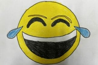 Teckning av en smily