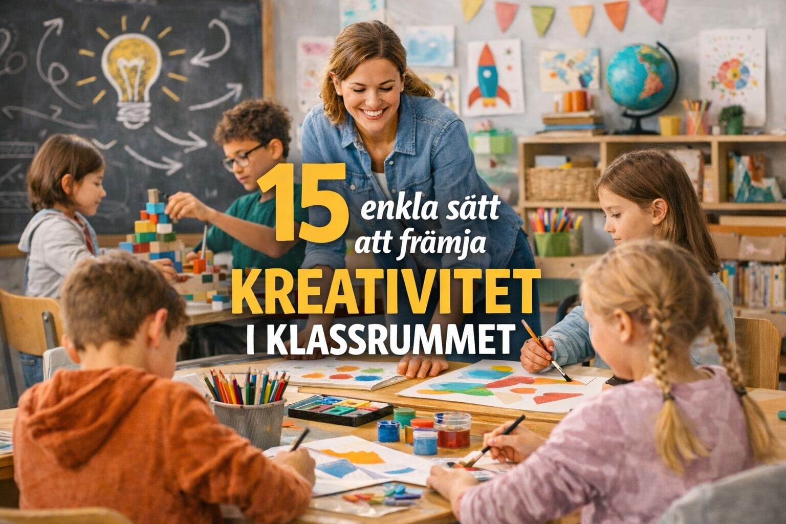 15 enkla sätt att främja kreativitet i klassrummet