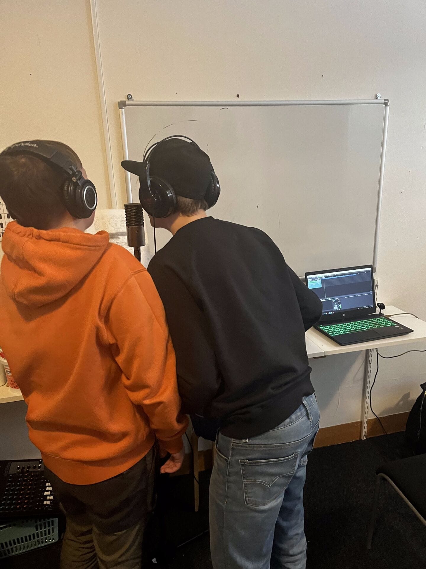 Överkalix inspelning elever MG 7152