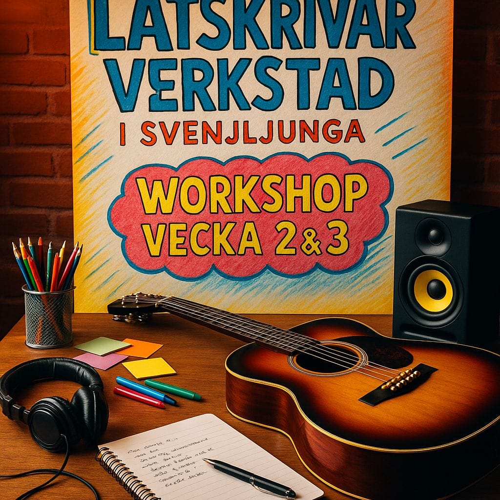 Latskrivarverkstad i Svenljunga - Workshop Vecka 23-1770719320