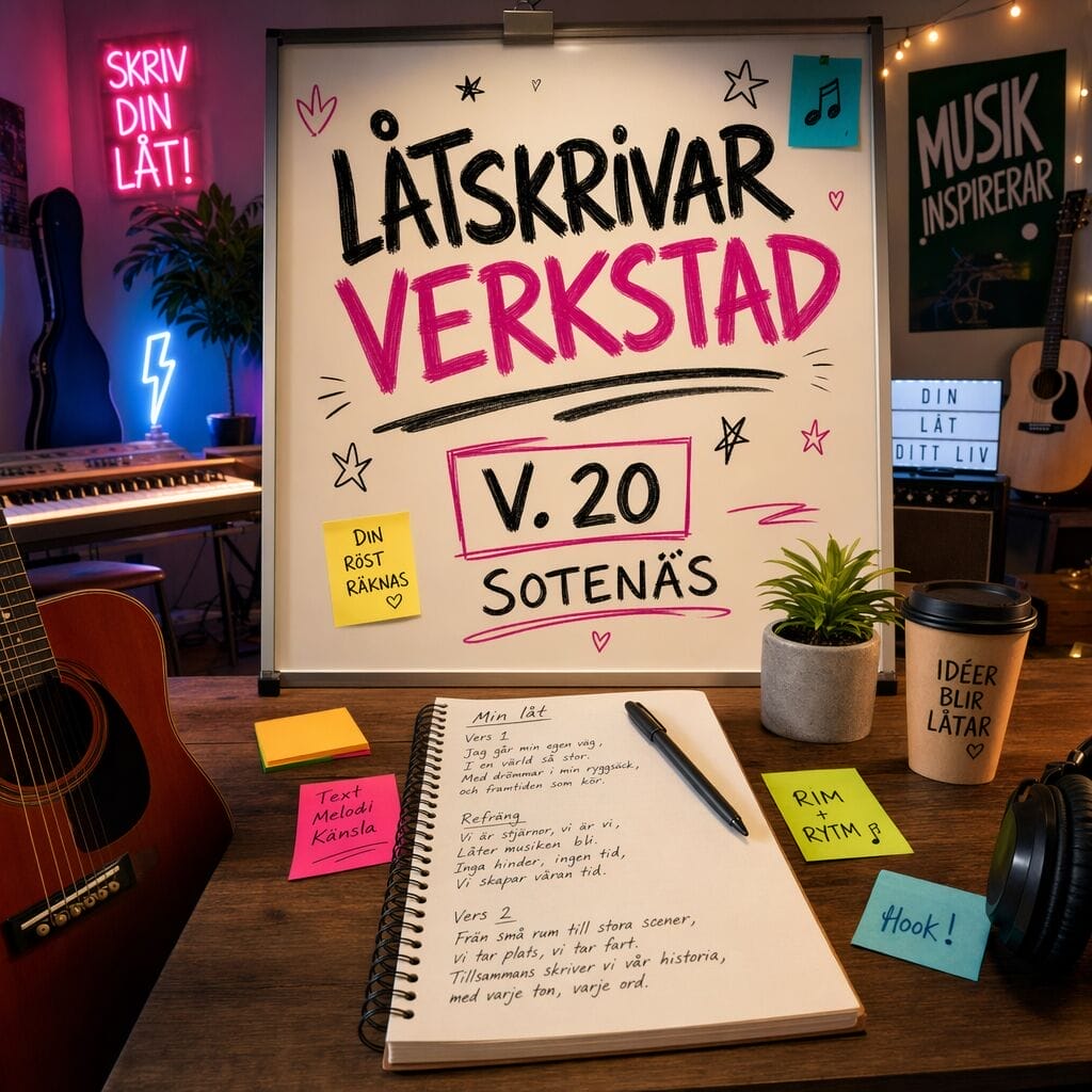 Låtskrivarverkstad i Sotenäs – Workshop v. 20