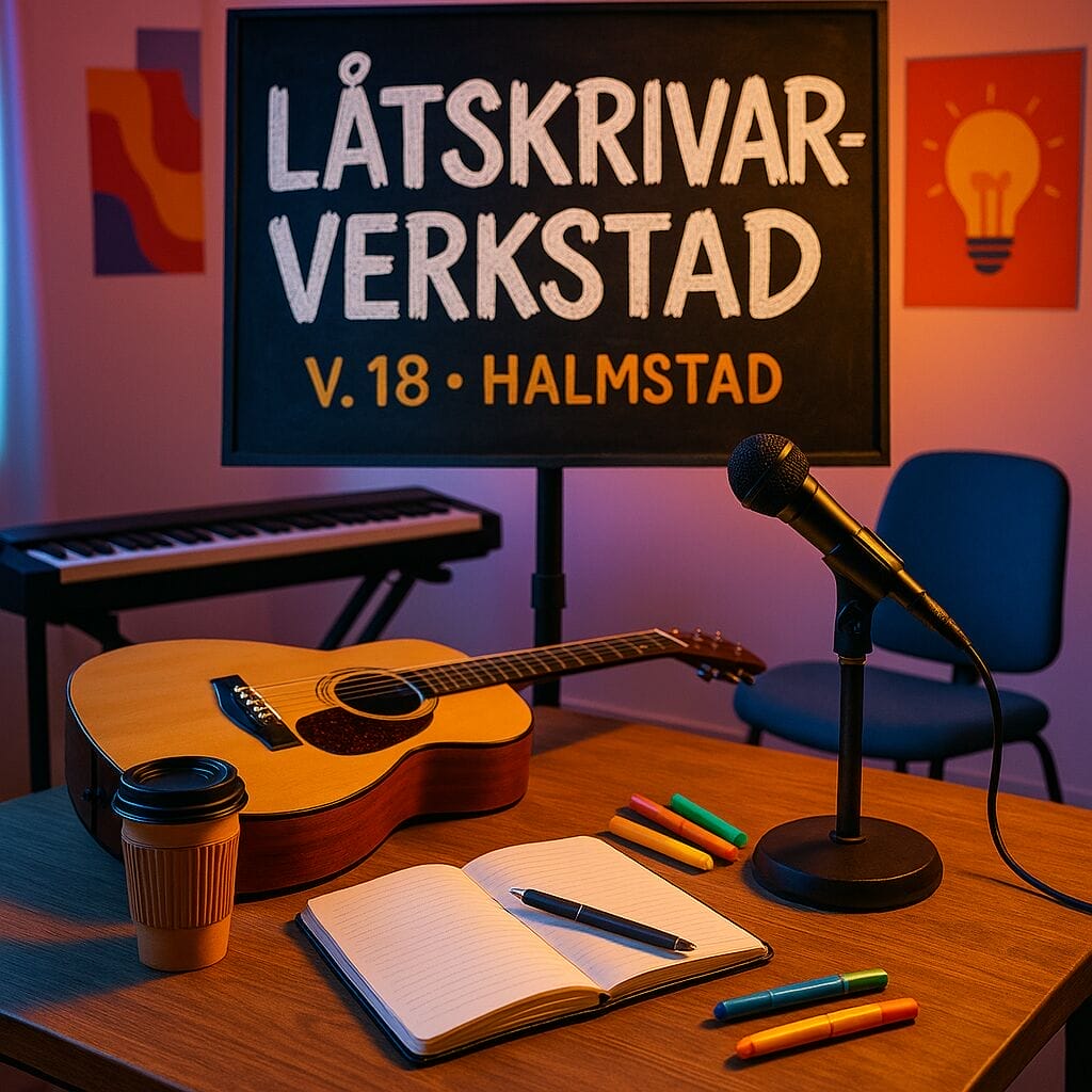 Låtskrivarverkstad i Halmstad – Workshop v. 18