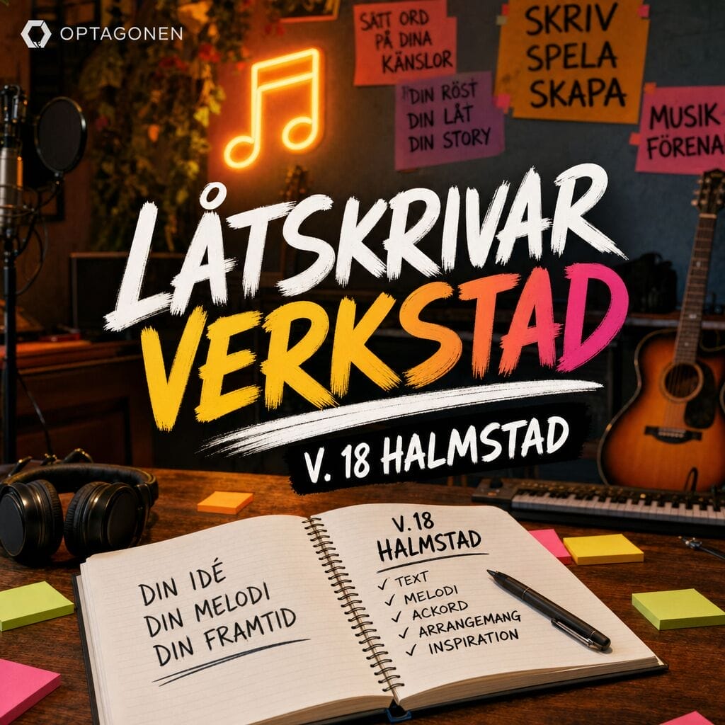 Tack Halmstad – fantastisk Låtskrivarverkstad med kreativ energi!